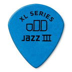 Jim Dunlop 1.0 mm Tortex Jazz 3 XL Guitar Pick Player Pack - 12 pack