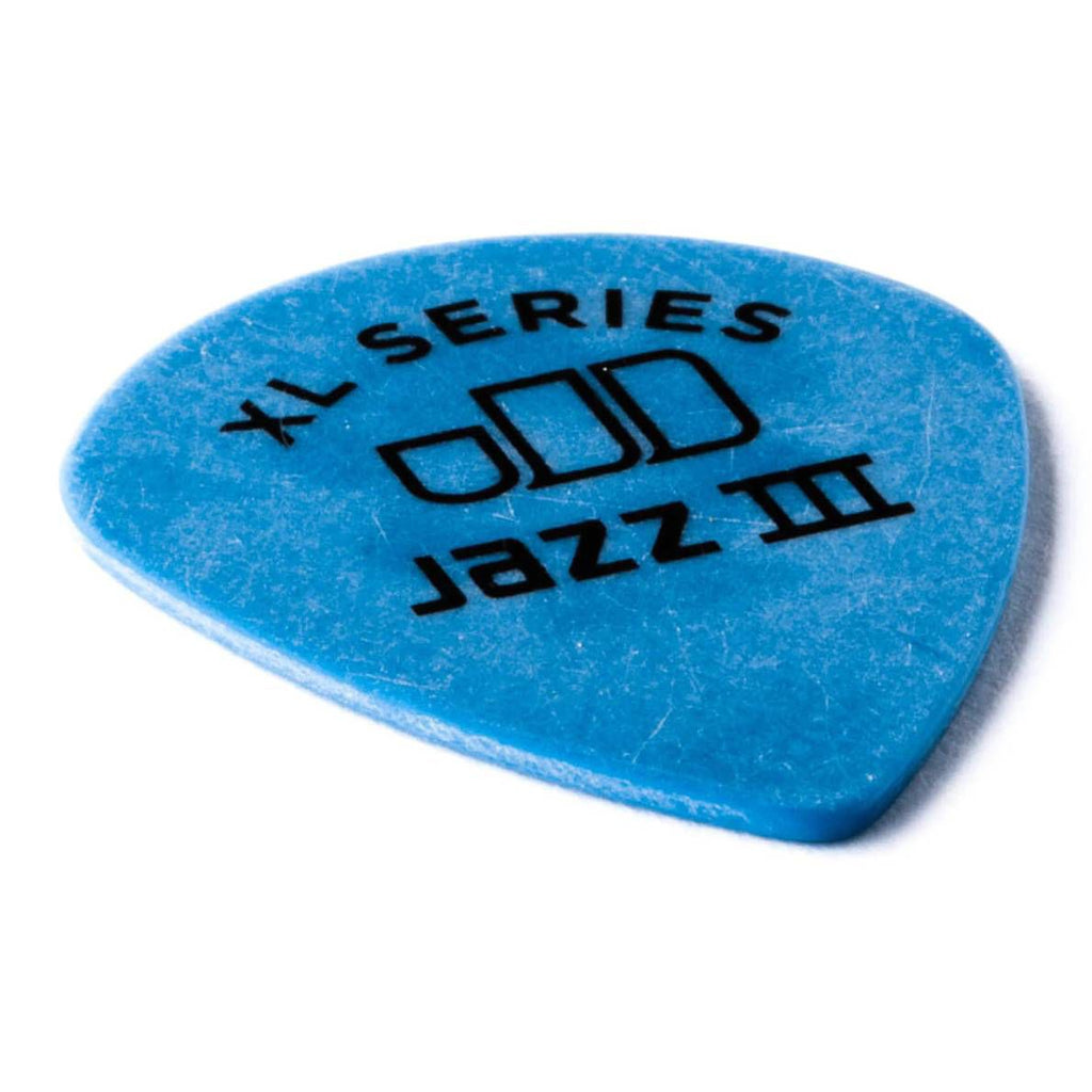 Jim Dunlop 1.0 mm Tortex Jazz 3 XL Guitar Pick Player Pack - 12 pack