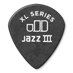 Jim Dunlop 1.35 mm Tortex Jazz 3 XL Guitar Pick Player Pack - 12 pack