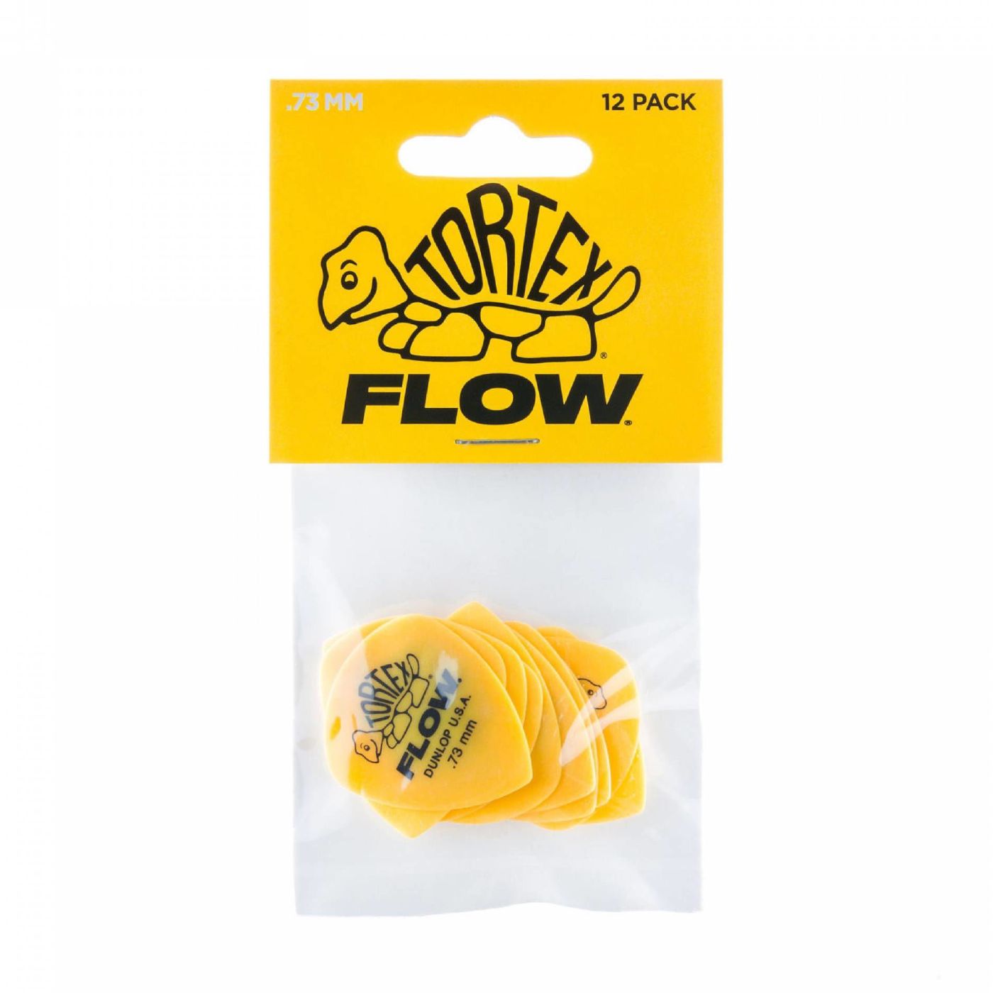 Jim Dunlop .73mm Tortex Flow Guitar Pick Player Pack (12 in a pack)