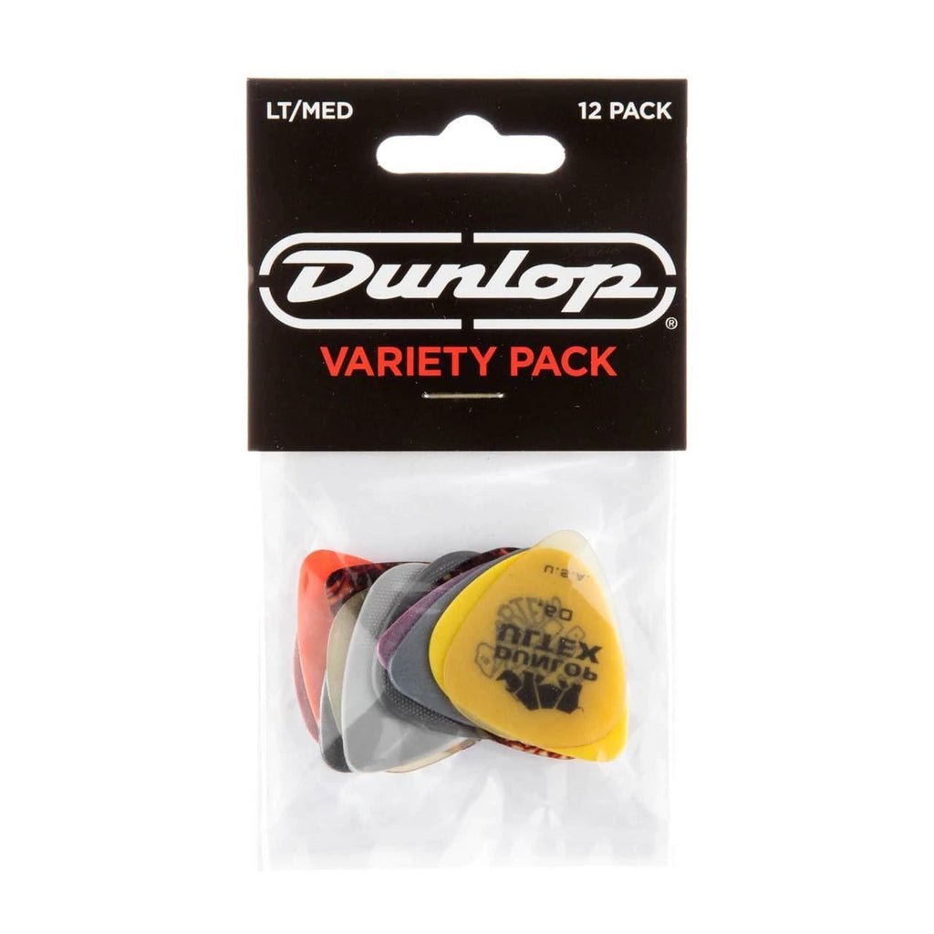 Dunlop JPVP101 Light & Medium Variety Guitar Pick 12-Pack