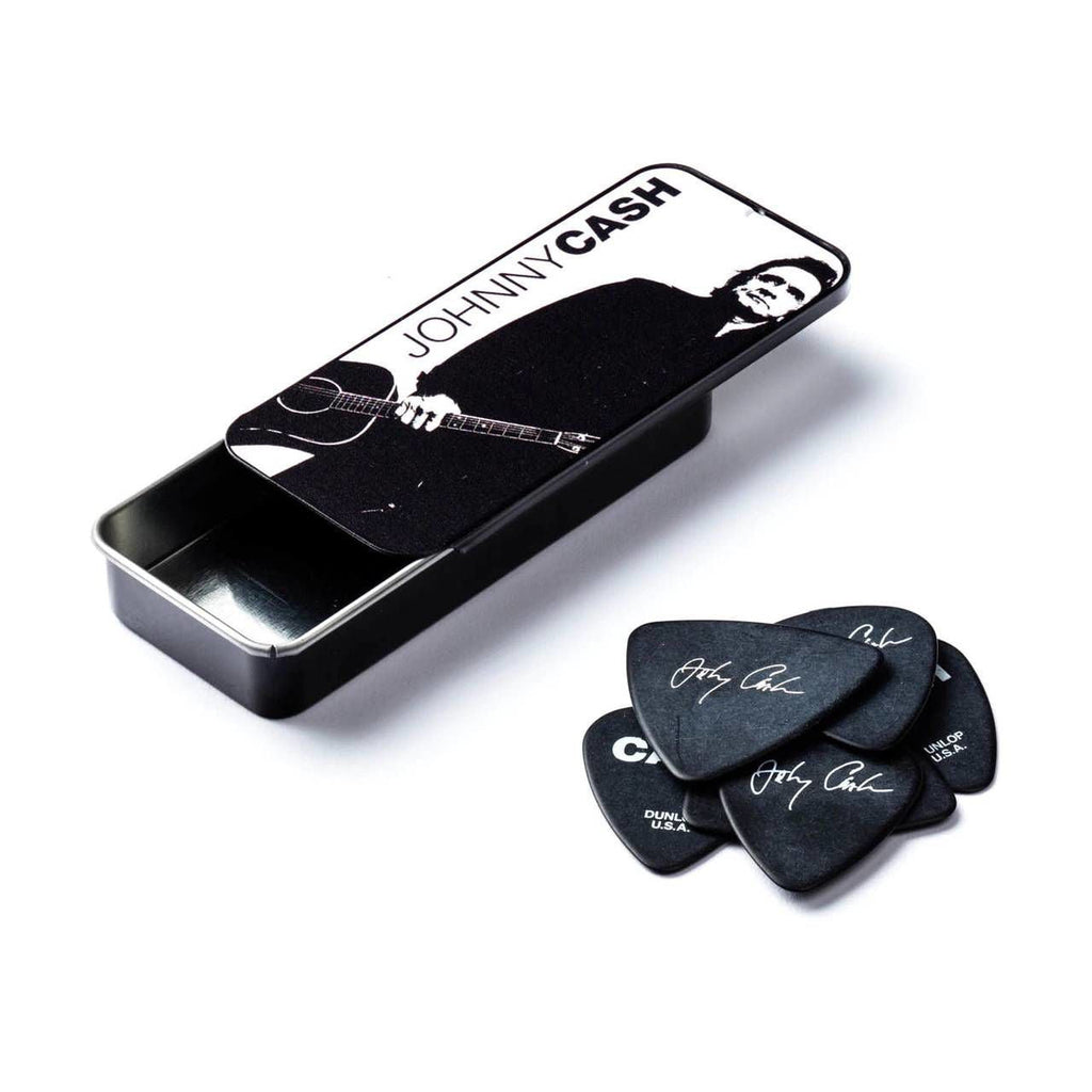 Jim Dunlop JT102 Johnny Cash Legend Collector's Guitar Pick Tin