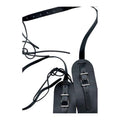 LM LMBJ2 2.5in Leather Banjo Strap in Black