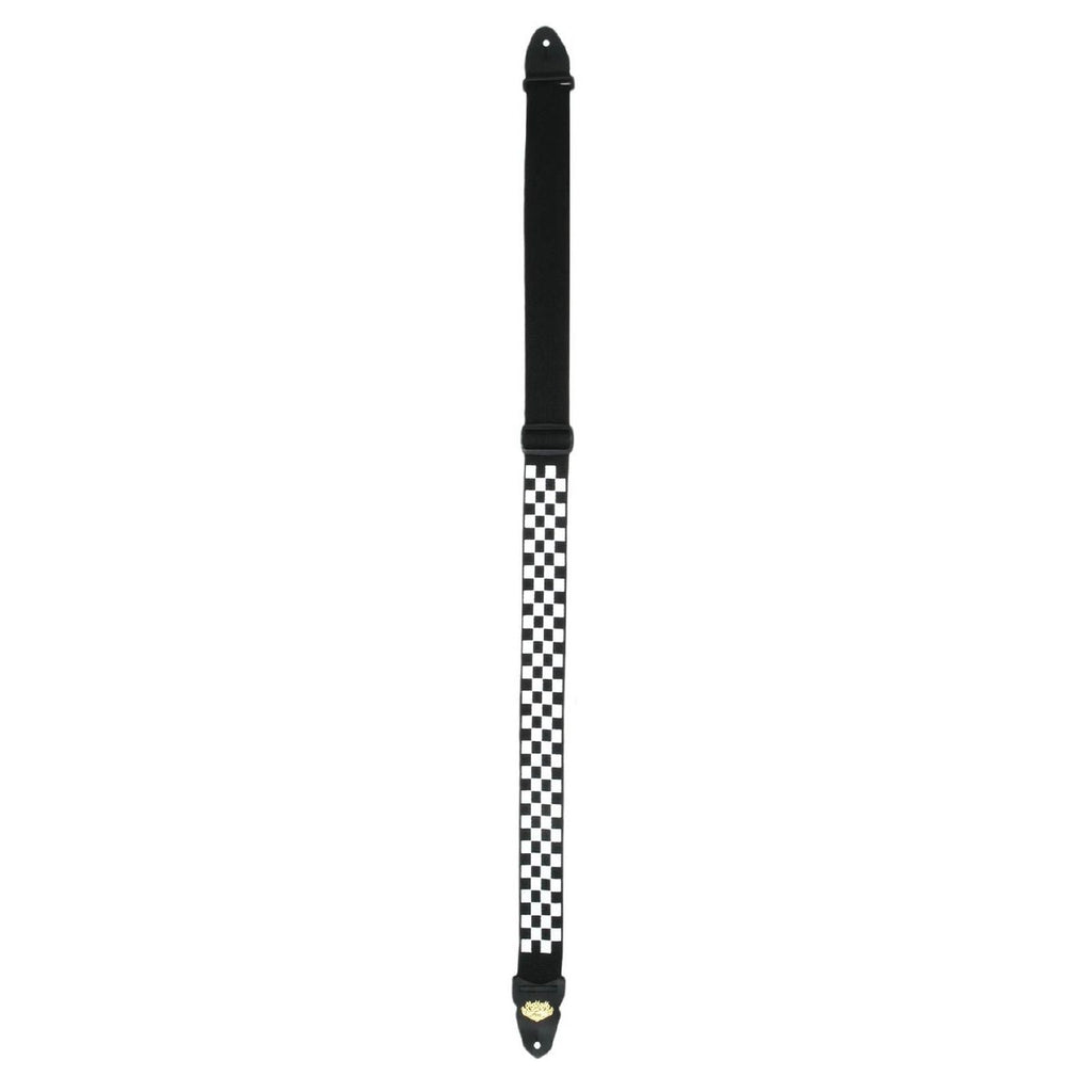LM LMP4CK 2inch Poly Seatbelt Type Guitar Strap in Checker Design