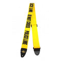 LM LMP4PL 2inch Poly Seatbelt Type Guitar Strap in Police Line Do Not Cross Design