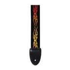 XTR LS065 2inch Seatbelt Style Flames Guitar Strap