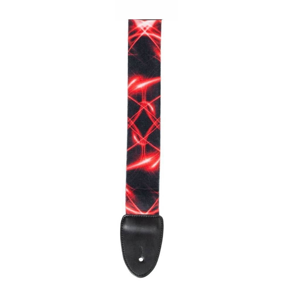 XTR LS108 2inch Seatbelt Style Red Laser Guitar Strap