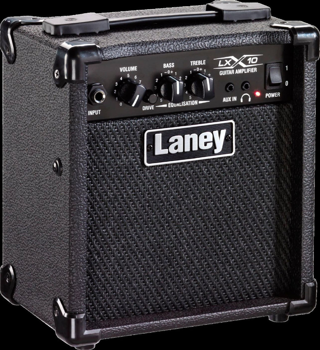 Laney LX10 Guitar Combo Electric Guitar Amplifier with 5in Speaker in Black (10w)