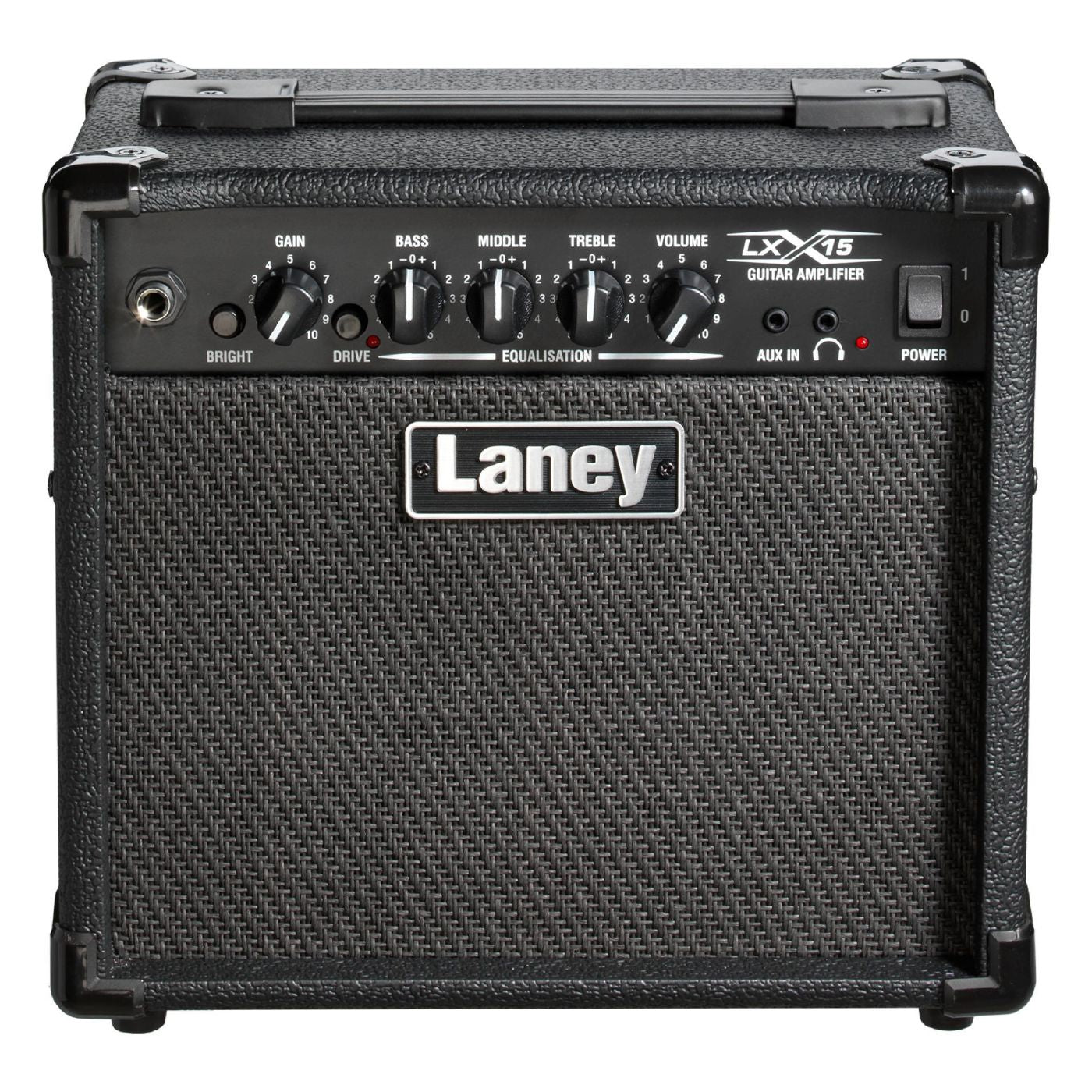 Laney LX15 Guitar Combo Electric Guitar Amplifier with 2x 5in Speaker in Black (15w)