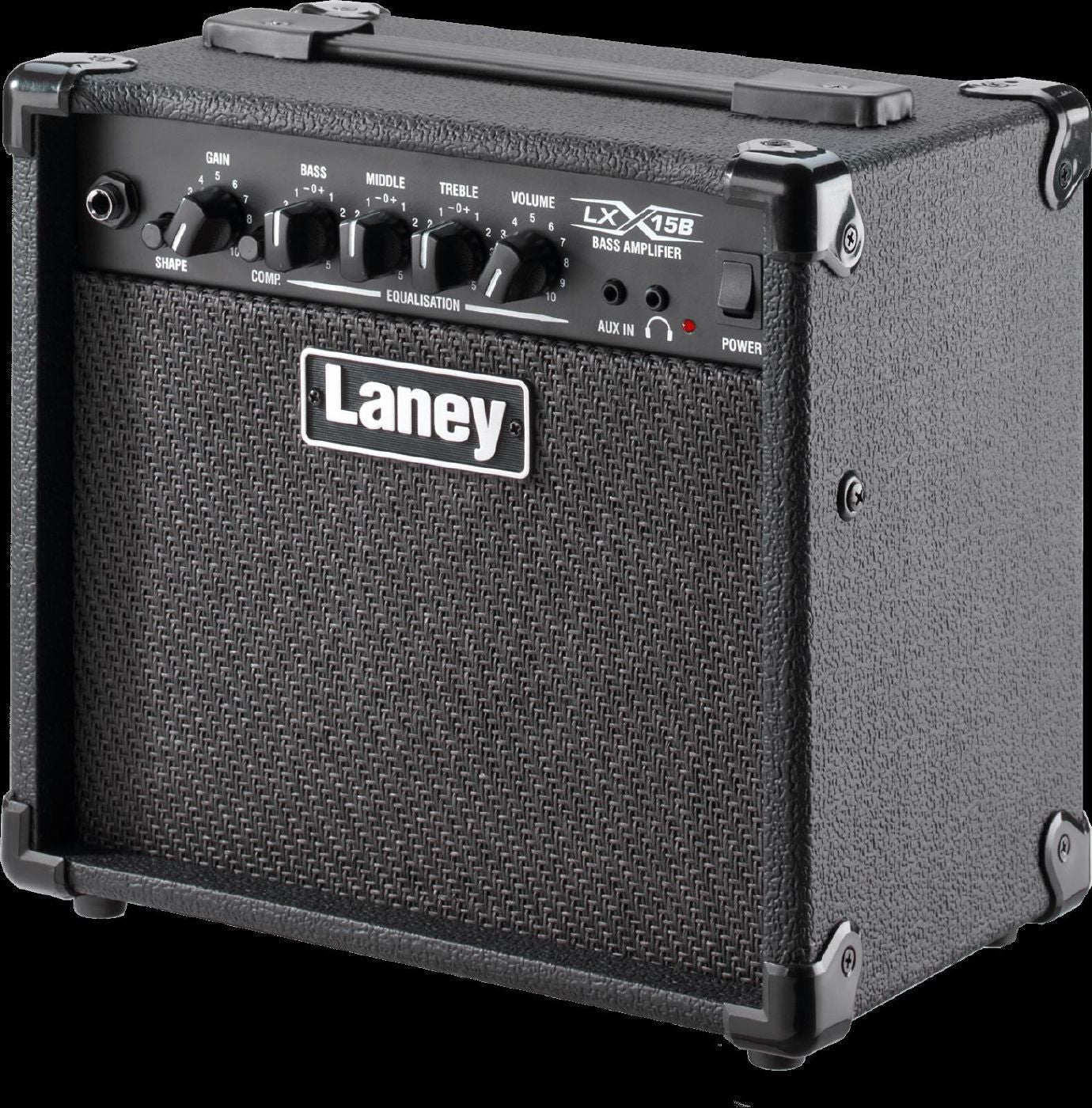 Laney LX15B Bass Combo Amplifier with 2x 5in Speaker in Black (15w)