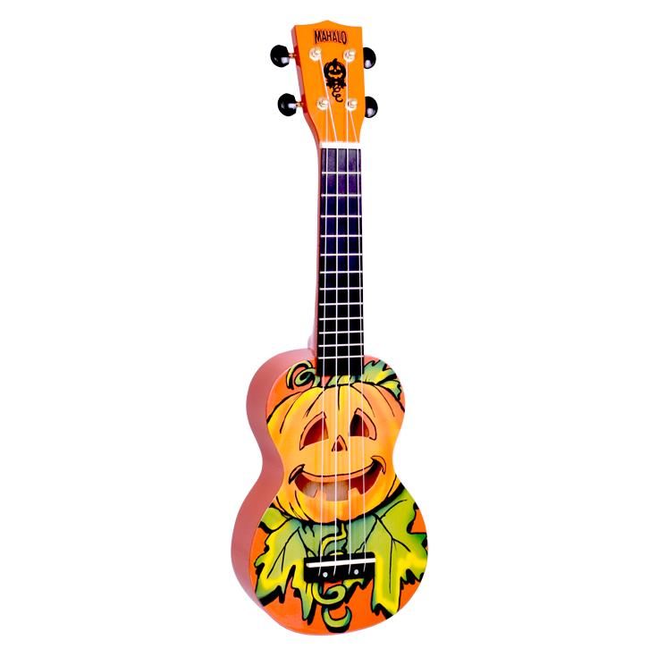 Mahalo Art Series Halloween Pumpkin Soprano Ukulele