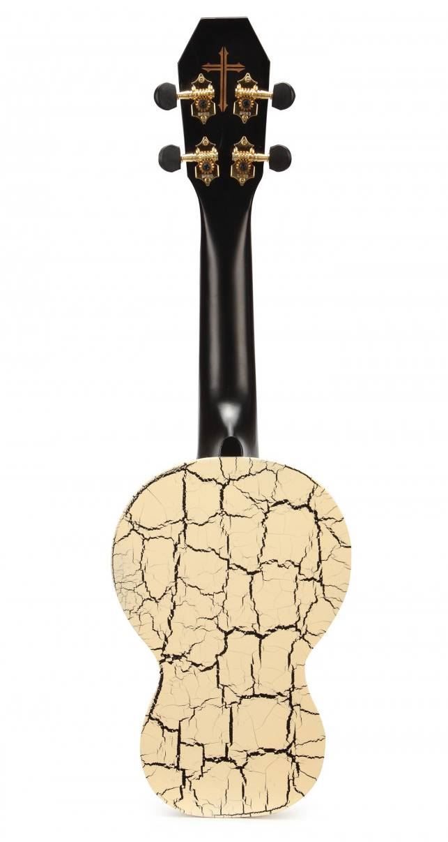 Mahalo MC1SKWT Creative Series Skull Ukukele in White