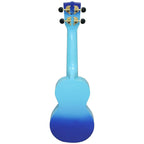 Mahalo Designer Hawaian Palm Tree Ukulele Blue Burst