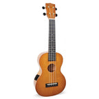 Mahalo Hano Series Concert Ukulele with Pickup - Vintage Natural