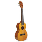 Mahalo Hano Series MH3 tenor ukulele in vintage natural finish, showing the wooden body and fretboard details.
