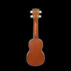 Mahalo MJ1TBR Java Series soprano ukulele in brown with a smooth wooden finish and four nylon strings.