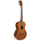 Mahalo Java Series Baritone E/A Ukulele in Vintage Natural