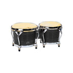 Mano Percussion MP1778BK 7 & 8in Bongos in Black