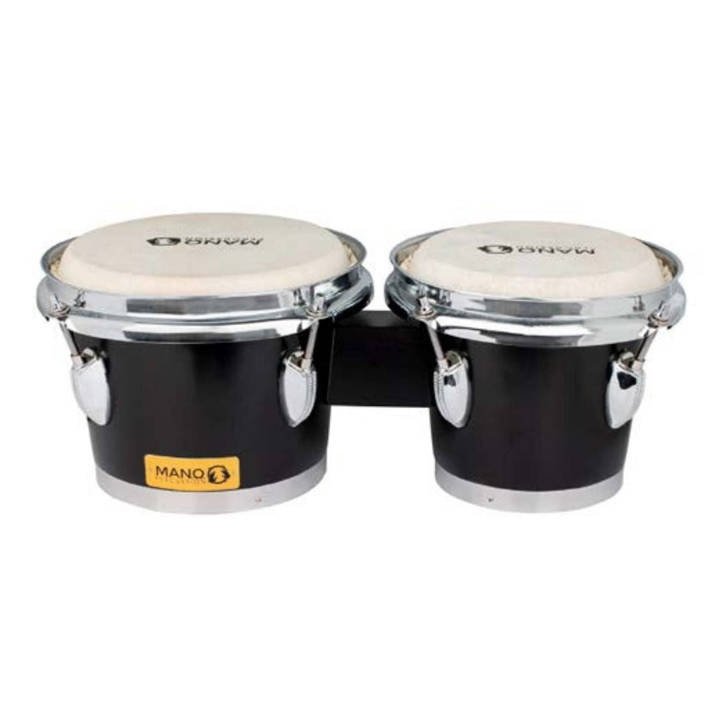 Mano Percussion MPB123MBK Tunable 6 & 7 Bongos in Matte Black