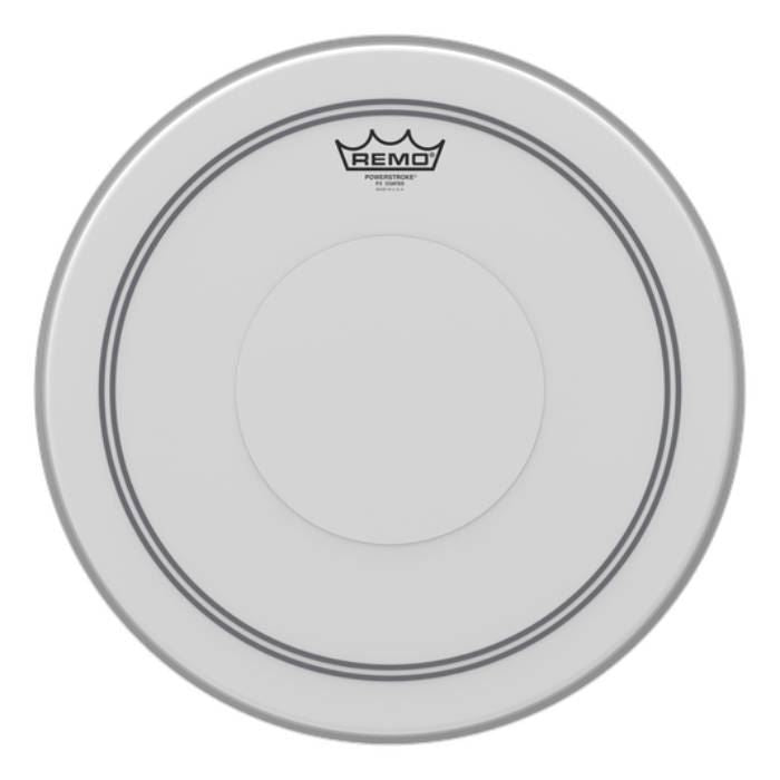 Remo P3-0116-C2 Powerstroke 3 Coated 16 Inch Drumhead with Clear Dot Top Side