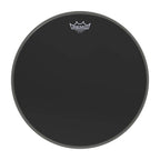 Remo Powerstroke 3 Ebony 16-inch bass drumhead with black Dynamo reinforcement on drum head for drum kit use