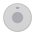 Remo P3-1124-10 Powerstroke 3 Coated 24 Inch Bass Drumhead No Stripe - Bottom Black Top