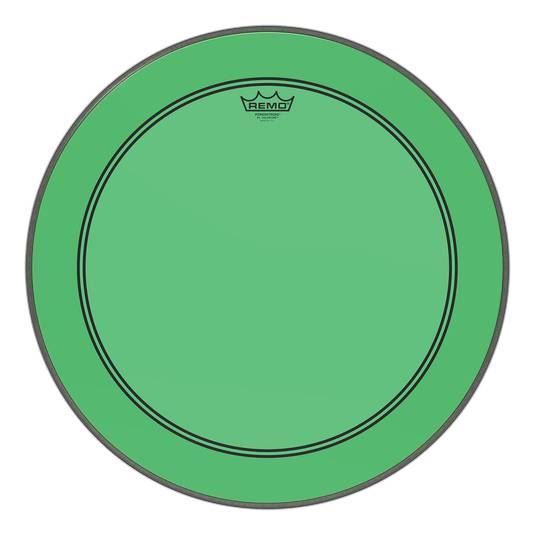 Remo Colortone Powerstroke 3 22in Bass Drum Head in Green