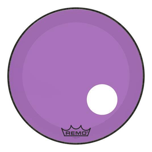 Remo Colortone Powerstroke 3 22 Purple RESO with Porthole