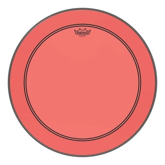Remo Colortone Powerstroke 3 Red 22inch Bass Drumhead