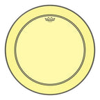 REMO Colortone 22 INCH POWERSTROKE 3 YELLOW BASS DRUM HEAD