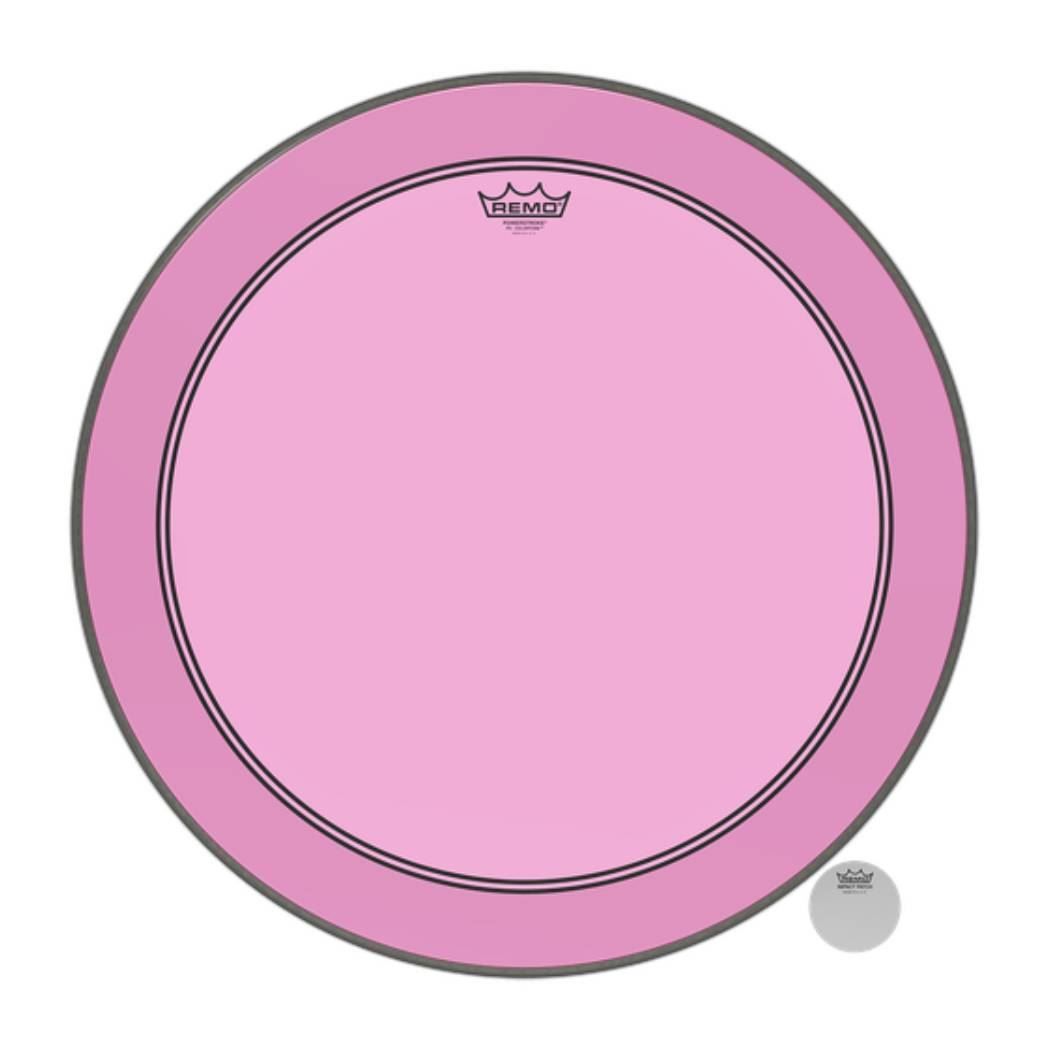 Remo Colortone Powerstroke 3 24 inch Drum Head - Pink