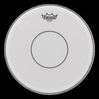Remo Powerstroke 77 coated 12-inch drumhead with logo and textured surface, designed for drum set percussion.