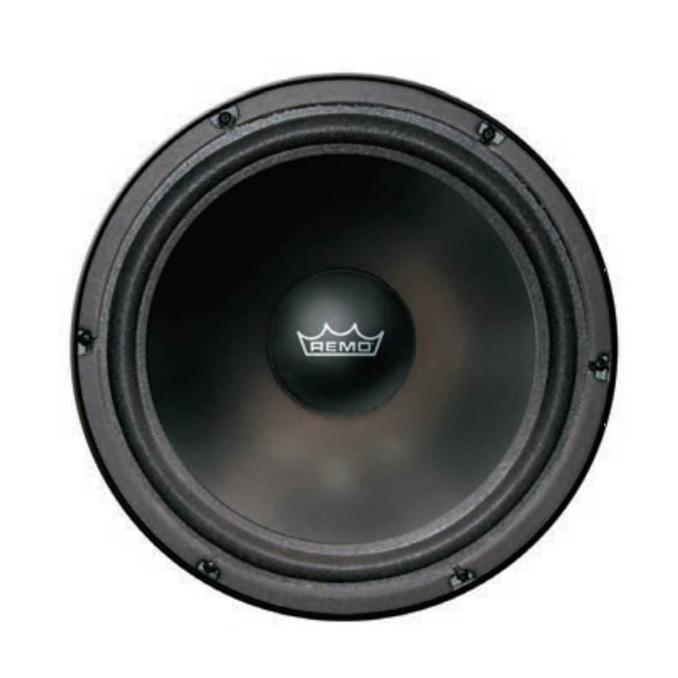 Remo PA-1022-C2 Custom Graphic 22 Inch Bass Drumhead - Sub Woofer