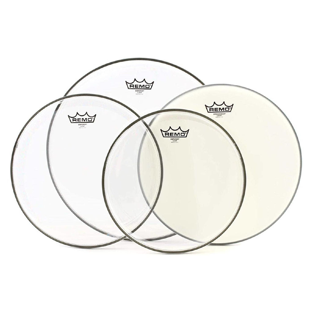Remo Pro Pack Emperor Clear Rock (12 13 16 & Free 14 Ambassador)