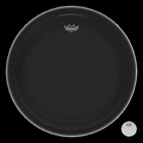 Remo Powerstroke Pro Ebony 24 Inch Bass Drumhead