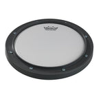 Remo RT-0008-00 8-inch grey tunable practice drum pad, ideal for drum practice and silent practice sessions.