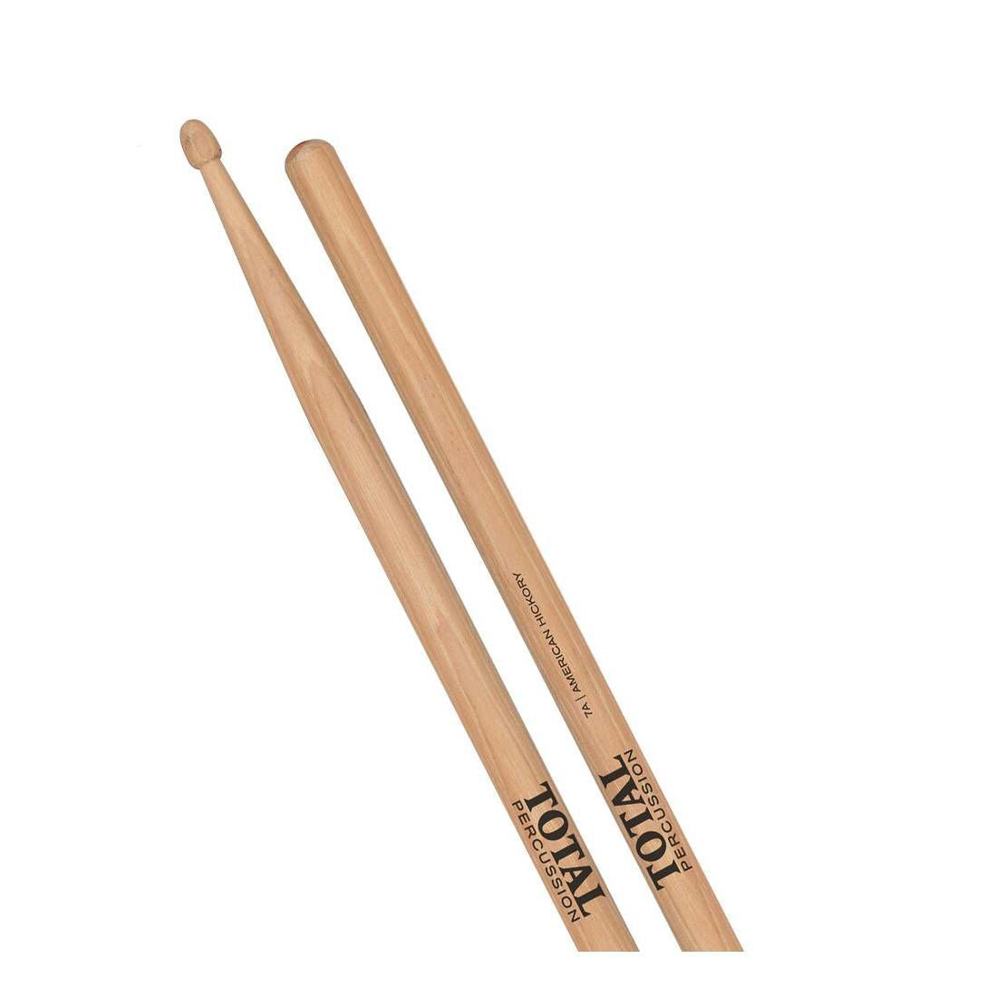 Total Percussion 7A Drumsticks in Natural - Wood Tip