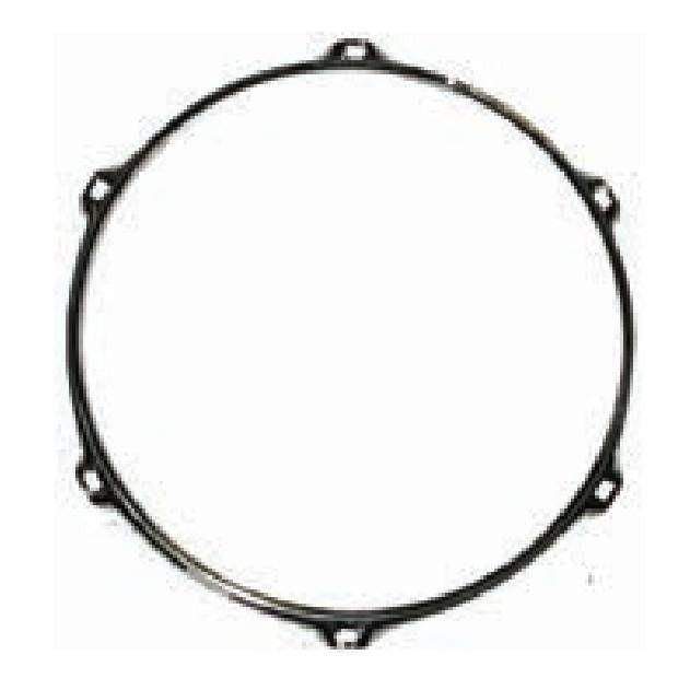 DXP TDH123 10in 6 Lug Heavy Duty 2.3mm Drum Hoop in Chrome