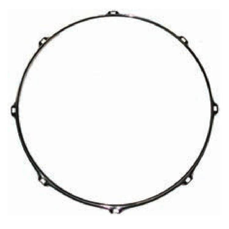 DXP TDH140S 13in 8 Lug Heavy Duty 2.3mm Snare Drum Side Hoop in Chrome