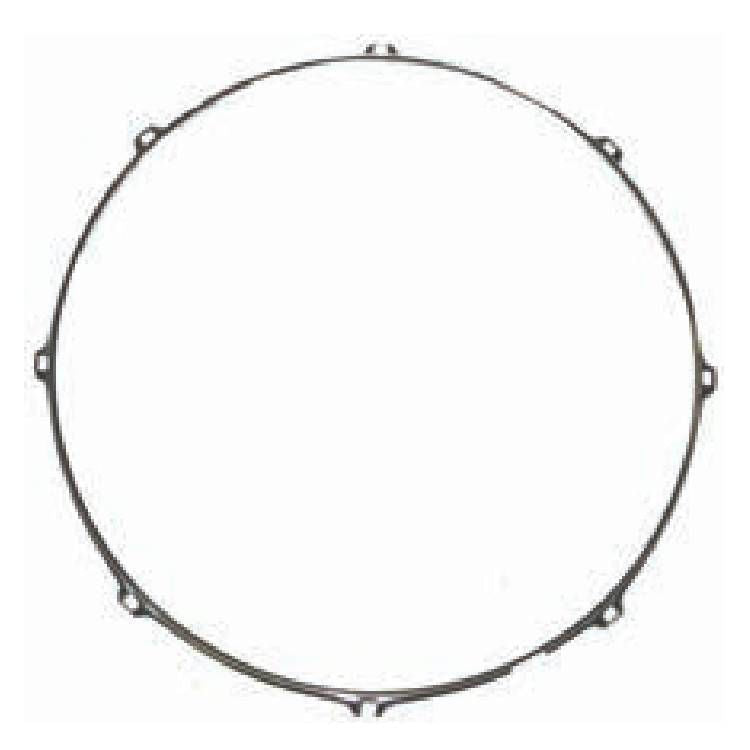 DXP TDH168 16in 8 Lug Drum Hoop in Chrome
