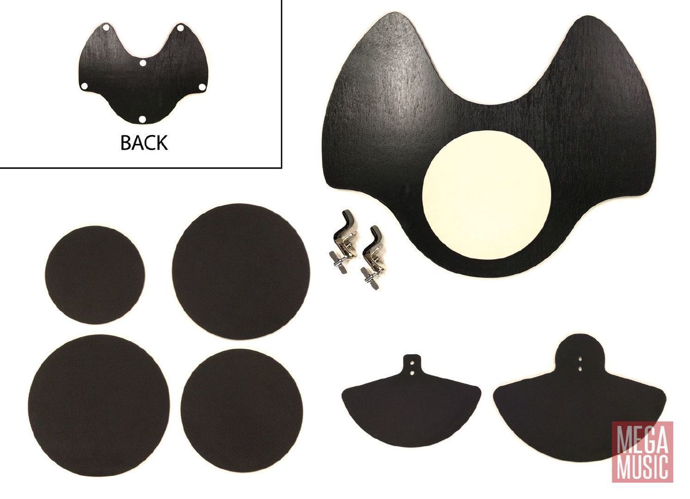 DXP Fusion Drum Mutes Set