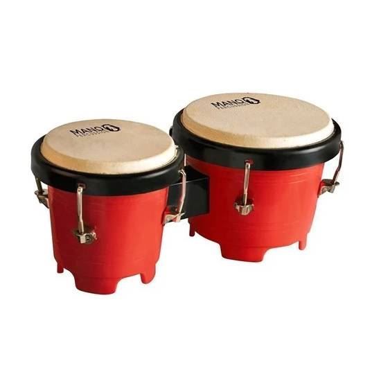 Mano Percussion TDK16R Tunable Mini Bongos - Red
