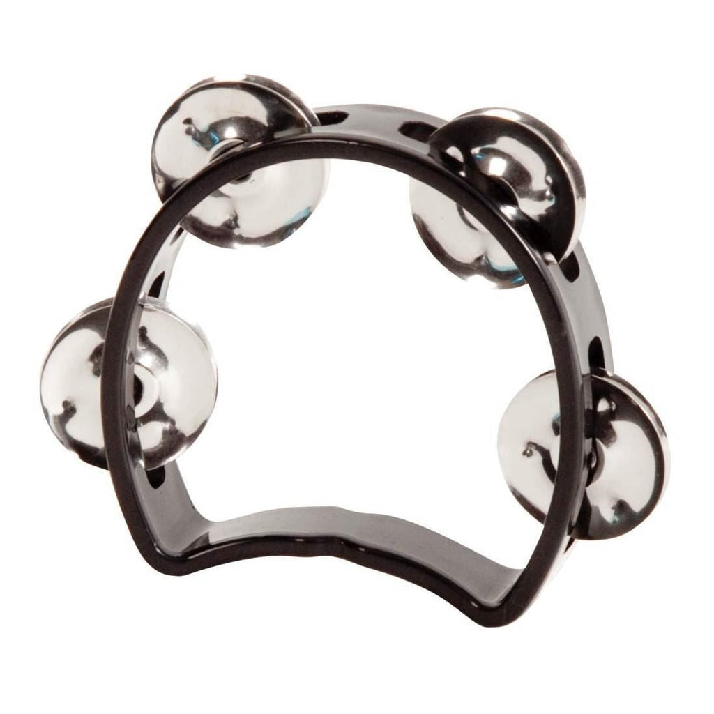 Black Mano Percussion TMP26B 3.5-inch junior tambourine with jingles, handheld percussion instrument for rhythm and music play.