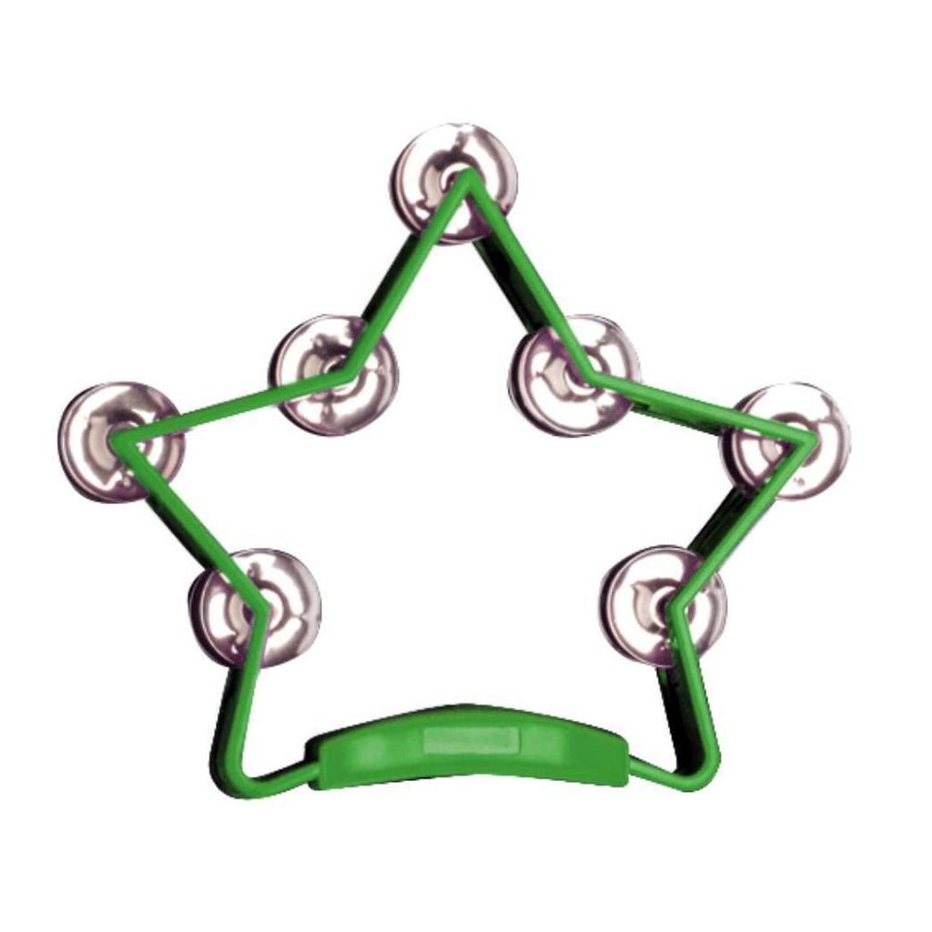Mano Percussion TMP50G Star Shaped Tambourine Green
