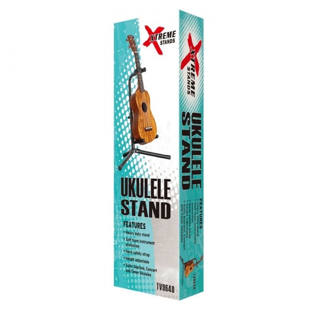 Xtreme TV9640 Heavy-Duty Height-Adjustable Ukulele Stand