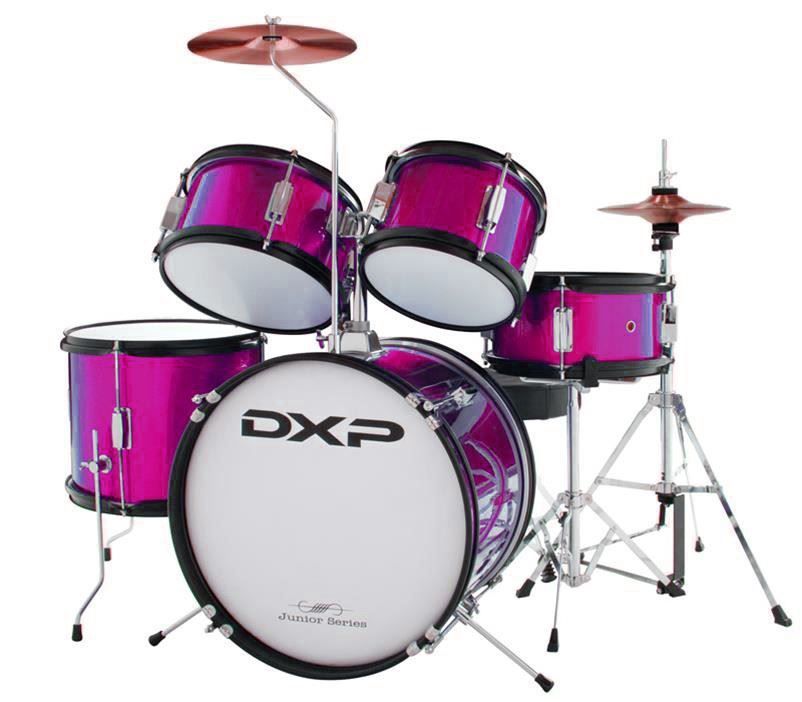 DXP Junior Series 5-piece Drum Kit - Pink (TXJ5PK)