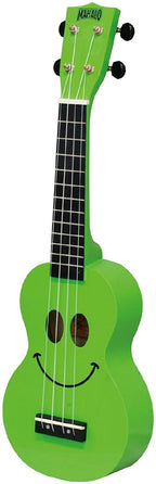 Mahalo Art Series Smiley Face Ukulele - Green