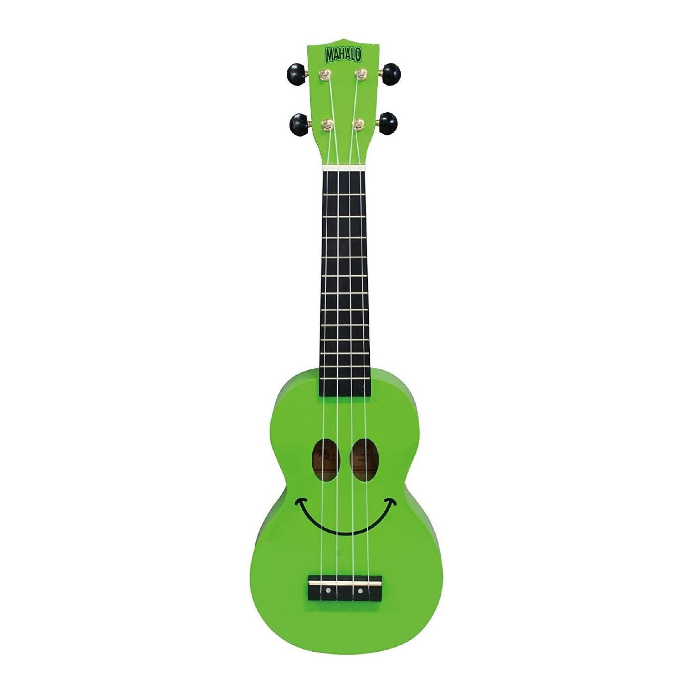 Mahalo Art Series Smiley Face Ukulele - Green