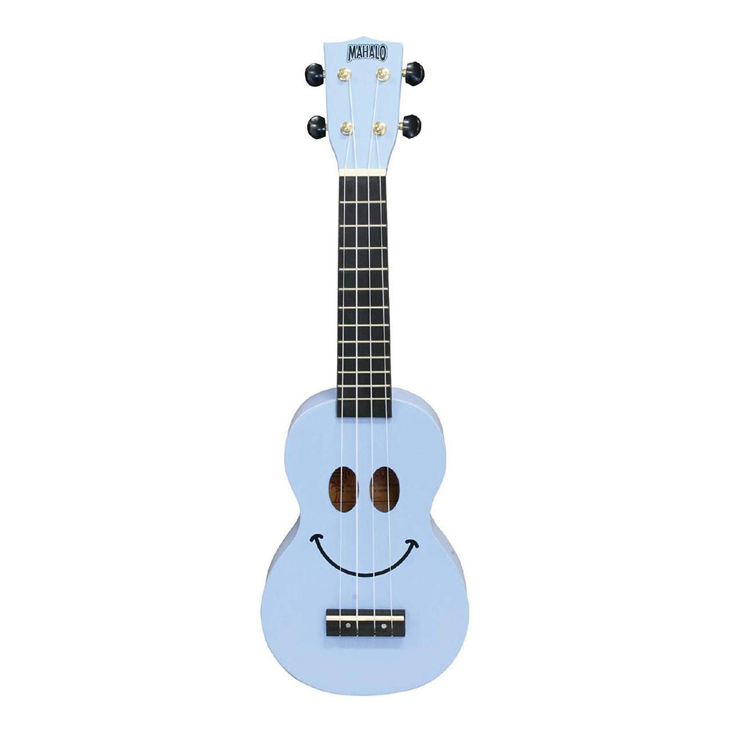 Mahalo Art Series Smiley Face Ukulele - Light Blue