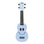 Mahalo Art Series Smiley Face Ukulele - Light Blue